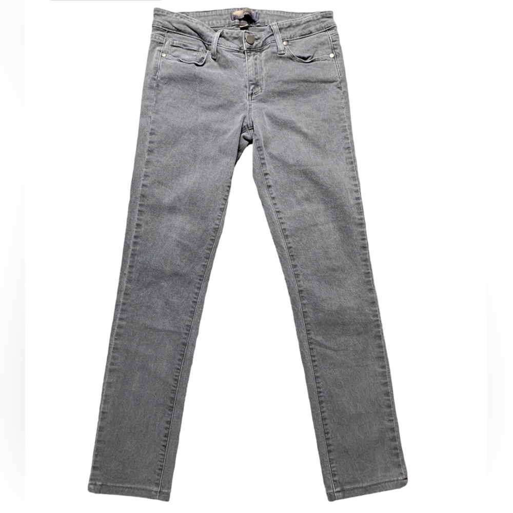 Paige Peg Skinny Jeans Smoke Stack Grey Denim RN 27002 Womens Size 27